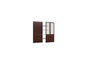 Наполнение шкафа для бумаг_MNS2954102_Ministry_тёмный орех
