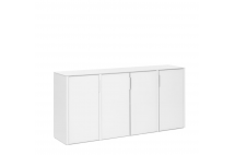 GALA ШКАФ НИЗКИЙ 4 ДВЕРИ_ELCRE027 WHITE