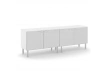 TETTO ГРЕДЕНЦИЯ БЕЛАЯ L200 СТЕКЛЯННЫЕ ДВЕРИ И КАРКАС_TETTO L.200 4 glass doors,TOP WHITE, cacass WHITE