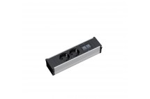 CONI 2+2XRJ45+ РАМКА+БЛОК СЕРЫЙ_CONIсерый2+2Cat5e+кабель