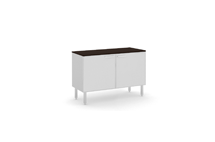 DADO Греденция L100, 2 стекл. двери_DADO 2 glass doors,t..._темн. дуб