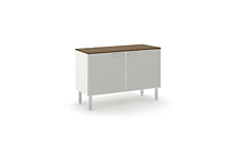DADO Греденция L100 стек.двери_DADO glass doors L100_Extra Long_белый