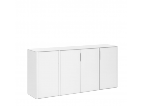 GALA ШКАФ НИЗКИЙ 4 ДВЕРИ_ELCRE027 WHITE