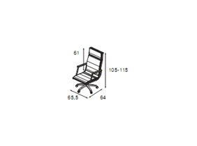 NULITE-PAD/A Кресло кожа_28040 4NL2802 TP P9/..._Light-Mesh C_kreslo