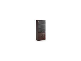 Шкаф для бумаг с кожаными вставками_MNZ19350501_Torino_венге