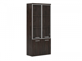 Шкаф комбинированный (двери в алюм. раме)_FLL331