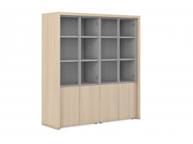 Композиция 2 шкафа комбинированных с декоративной обвязкой (под заказ)_JR516