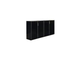 GALA Шкаф низкий 4 двери_ELCRE027 BLACK_