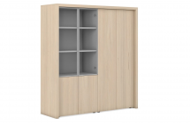 Композиция шкаф комбинированный и гардероб с декоративной обвязкой_JR517