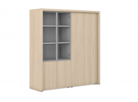 Композиция шкаф комбинированный и гардероб с декоративной обвязкой_JR517